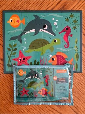 Mudpuppy Under the Sea 12-Piece Pouch Puzzle